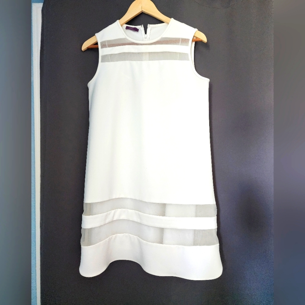 White minimalistic dress